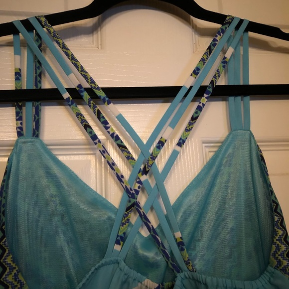 Vanity Sleeveless Crisscross Sundress B14 - Picture 3 of 8